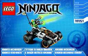 Handleiding Lego set 70725 Ninjago Nindroid MechDragon