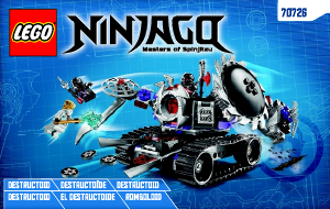 Käyttöohje Lego set 70726 Ninjago Tuhorobotti