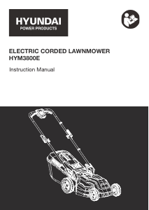 Manual Hyundai HYM3800E Lawn Mower