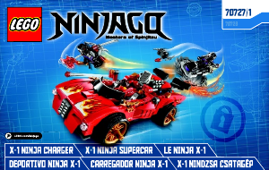 Käyttöohje Lego set 70727 Ninjago Ninja-auto X-1