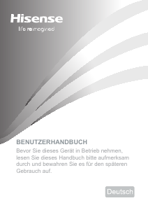 Bedienungsanleitung Hisense RB407N4AC2 Kühl-gefrierkombination