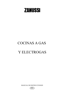 Manual de uso Zanussi Z64W Cocina