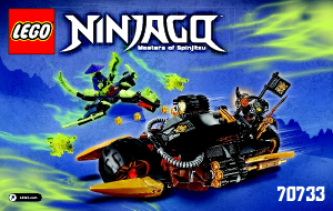 Käyttöohje Lego set 70733 Ninjago Blaster-pyörä
