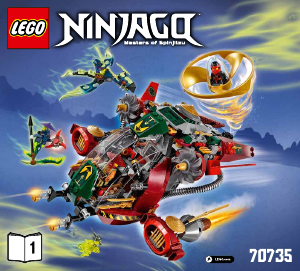 Käyttöohje Lego set 70735 Ninjago Ronin R.E.X.