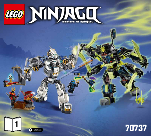 Handleiding Lego set 70737 Ninjago Titanium Mecha duel