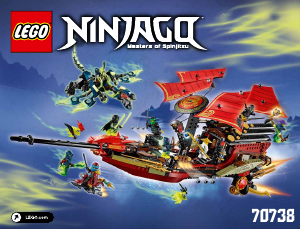 Bruksanvisning Lego set 70738 Ninjago Titanrobotstrid