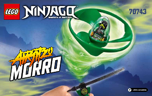 Käyttöohje Lego set 70743 Ninjago Airjitzu Morro flyer