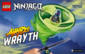 Käyttöohje Lego set 70744 Ninjago Airjitzu Wrayth flyer