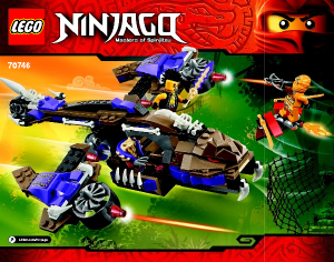 Handleiding Lego set 70746 Ninjago Condrai helikopteraanval