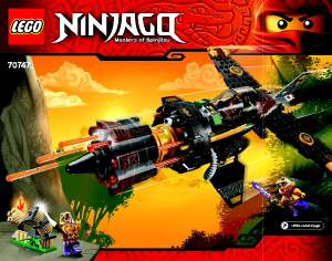 Bedienungsanleitung Lego set 70747 Ninjago Cole's Felsenbrecher