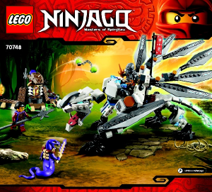 Handleiding Lego set 70748 Ninjago Titanium draak