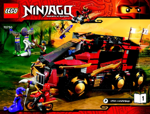 Käyttöohje Lego set 70750 Ninjago Ninja DB X