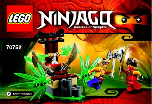 Käyttöohje Lego set 70752 Ninjago Viidakkoansa