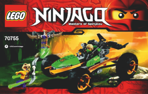 Handleiding Lego set 70755 Ninjago Jungle aanvalsvoertuig