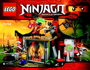 Handleiding Lego set 70756 Ninjago Dojo duel