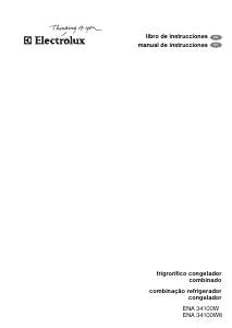 Manual Electrolux ENA34100W8 Frigorífico combinado