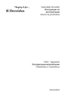 Руководство Electrolux ENA34980S Холодильник с морозильной камерой