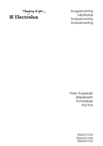 Brugsanvisning Electrolux ENA38733X Køle-fryseskab