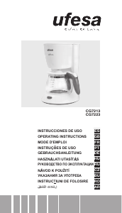 Manual Ufesa CG7223 Cafetieră