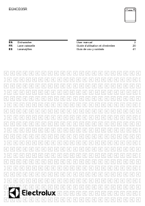Manual de uso Electrolux EI24CD35RS4A Lavavajillas