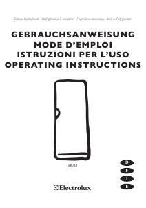 Handleiding Electrolux EK13810RWE Koelkast