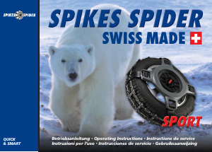 Handleiding Spikes Spider Sport Sneeuwkettingen