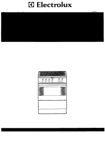 Brugsanvisning Electrolux CF6125 Komfur
