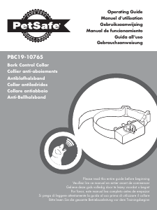 Manuale PetSafe PBC19-10765 Bark Control Collare elettrico