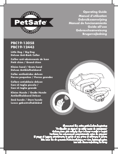 Mode d’emploi PetSafe PBC19-12443 Deluxe Bark Control Collier électronique
