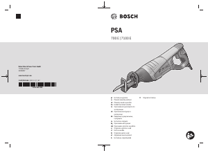 Прирачник Bosch PSA 7100 E Електрична рачна пила