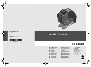 Kullanım kılavuzu Bosch GLL 3-80 P Lazer seviyesi