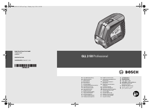 Manual de uso Bosch GLL 2-50 Láser de línea