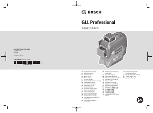 Priročnik Bosch GLL 3-80 C Linijski laser