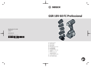 说明书 博世 GSR 18V-60 FC 钻驱动器