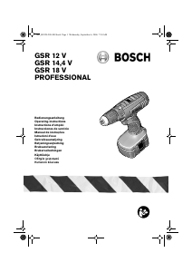 Bruksanvisning Bosch GSR 12V Drill-skrutrekker