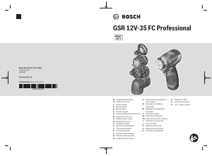 Návod Bosch GSR 12V-35 FC Stĺpová vŕtačka