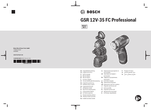 Руководство Bosch GSR 12V-35 FC Дрель-шуруповерт