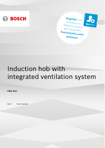 Handleiding Bosch PIE811B15E Kookplaat