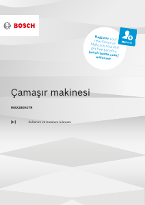 Kullanım kılavuzu Bosch WAX28EH1TR Çamaşır makinesi