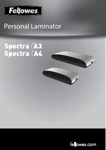 Priročnik Fellowes Spectra A4 Plastifikator