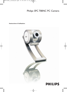 Mode d’emploi Philips SPC700NC Webcam