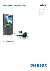 Mode d’emploi Philips SA2ARA16S GoGear Lecteur Mp3