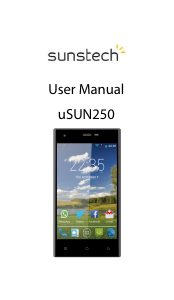 Handleiding Sunstech uSUN 250 Mobiele telefoon