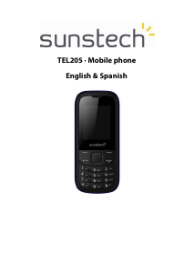 Manual de uso Sunstech TEL205 Teléfono móvil