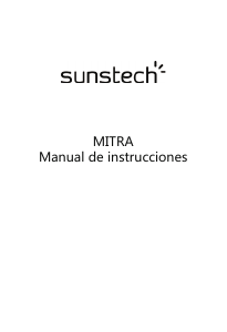 Manual Sunstech MITRA Leitor Mp3