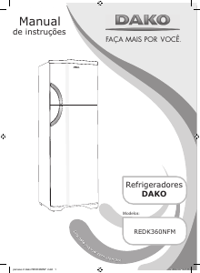 Manual Dako REDK 36 Frigorífico combinado