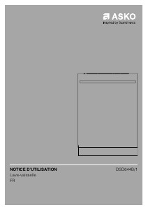 Mode d’emploi Asko DSD644B/1 Lave-vaisselle