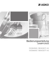Bedienungsanleitung Asko OCS8493S Backofen