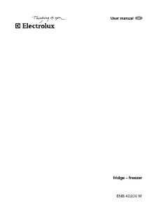 Bruksanvisning Electrolux ENB40200W Kyl-frys