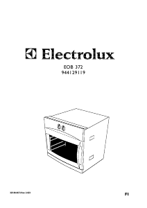 Käyttöohje Electrolux EOB372 Uuni